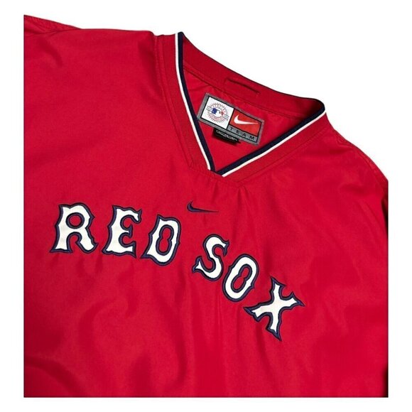 NIKE Boston Red Sox MLB Baseball Windbreaker Water Resistant Bomber Jacket XL - Picture 2 of 5